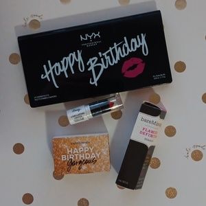 4 make up product NYX, 2 bare mineral and expert lip
